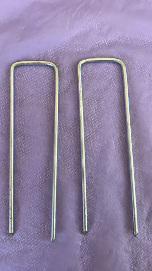 150mm U pins- For Turf