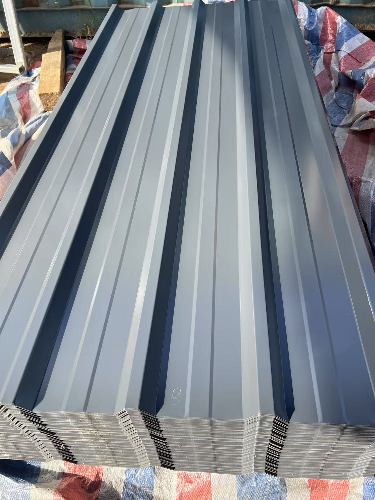 Dark grey Color Steel fence – In Stock Now!