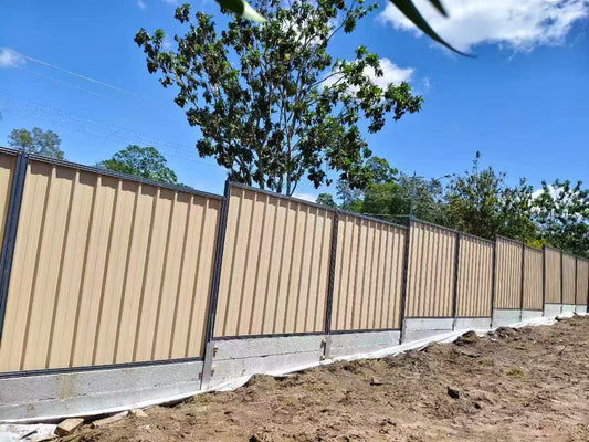 color steel fence-color creamy