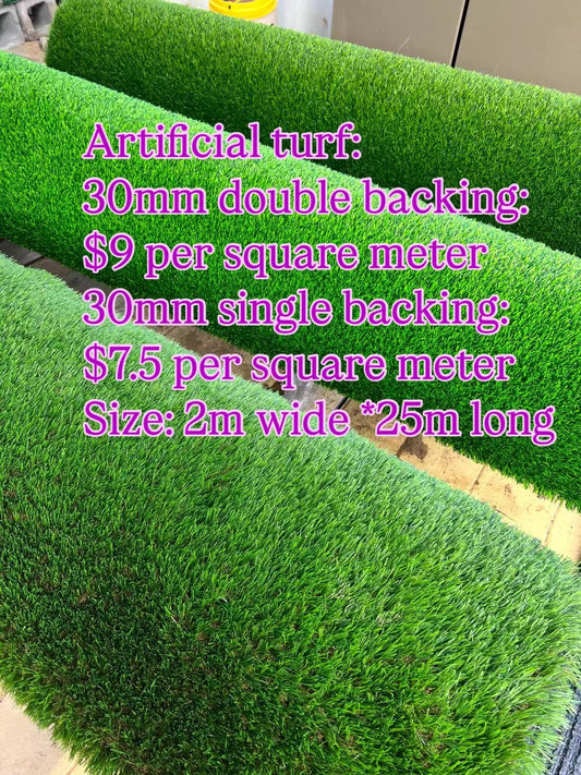 30mm single backing - Artificial grass